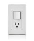 Decora Style Combination Switch And Tamper Resistant Receptacle White T5625W Kid Safe Outlet With Shutter Mechanism