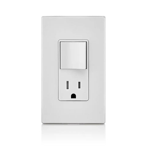 Decora Style Combination Switch And Tamper Resistant Receptacle White T5625W Kid Safe Outlet With Shutter Mechanism