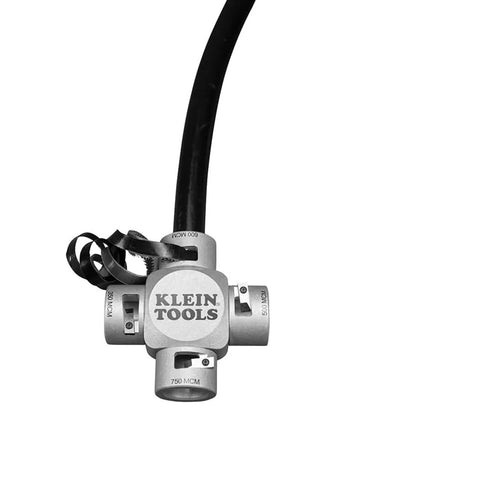 Large Cable Stripper For 350 To 750 MCM MTW THHN THWN 2 Cable, Clover Design With Four Wire Sizes In One Tool