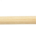 "One Half Inch By Three Inch Fluted Wood Dowel Pins For Furniture, Cabinetry And Crafts, Pack Of 20, Straight Grained Hardwood For Tight Glue Fit"