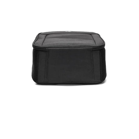 Bottom view of black Shoulder Bag For Avata 2 Goggles N3 Dope High Capacity Protective Travel Case Shockproof Water Resistant Portable Organizer