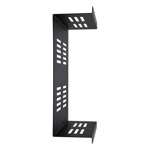 Under Desk PC Mount Rack Built Legit Tough For Small Form Factor Computers And Gaming Rigs Featuring Beefy Heavy Duty Steel Frame with ventilation slots.