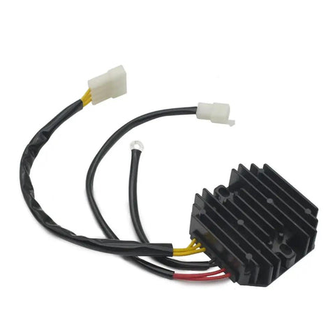 Heavy Duty Motorcycle Engine Cover Gasket Magneto Stator Coil Regulator Rectifier Quick Swap Kit Fits 125Cc And 200Cc Bikes 2012 To 2018, regulator with wire connectors.