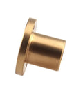 Heavy Duty Brass Type T Lead Screw Nut Trapezoidal Backlash Adjustment T5 T8 T10 T12 T20 side view of solid brass nut for CNC machines
