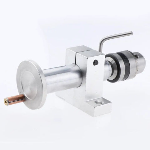 Mini Rotate Lathe Tailstock With High Precision Double Bearing Design For Woodworking And Carving Projects Offering Smooth Turning And Adjusted Depth Control