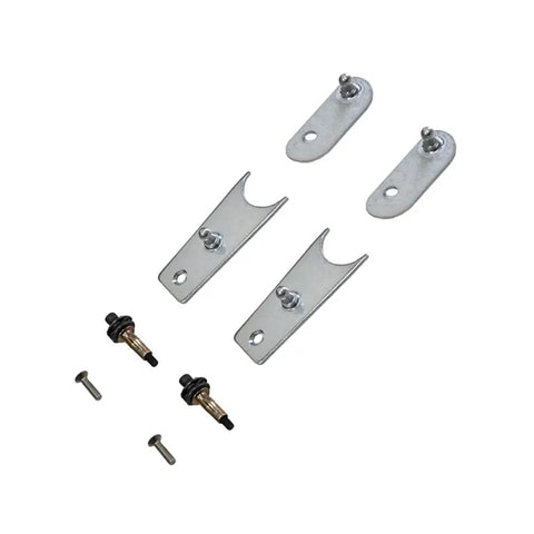 Heavy Duty Carbon Fiber Tailgate Gas Struts For Chevy Silverado And GMC Sierra 1500 2500 3500 mounting brackets and screws set.