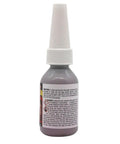 Red High Strength Permanent Thread Locker Sealant for Large Fasteners, Anaerobic Locking Compound, 0.34 Oz Bottle, side view