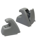 Gray Sun Visor Clip Holder For Chevrolet Cruze Sonic Spark Buick Verano Replacement Bracket OE 95994975 95994976 2 Pack
