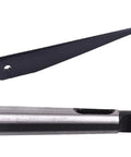 Morse Taper Adapter MT1 To MT2 Reducing Sleeve For Drill Bits And Milling Cutters High Precision 0.015mm Hardened 45 Carbon Steel Tool Holding With Drift Key For Industrial Use, MT1 to MT2 sleeve and drift key