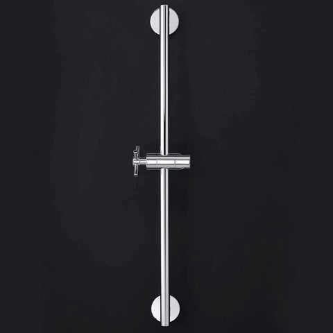 Neo 24-Inch Adjustable Shower Slide Bar For Handheld Showerheads In Oil Rubbed Bronze, Durable Metal Construction, front view