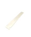 Zero Clearance Miter Saw Insert for Kapex 120, white rectangular design with rounded corners, on white background.
