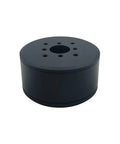 Black cylindrical base for Bldc Gimbal Drive Motor Servo System Robot Joint Assembly with multiple mounting holes.
