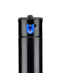 Close-up view of adjustable six inch pop up rotor sprinkler head for lawns and yards, 50 to 360 degree arc, three quarters inch inlet