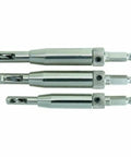 Self Centering Quick Change Door Hinge Drill Bit Set, 3 Pack, Steel Bits for Precise Pilot Holes and Easy Hinge Install