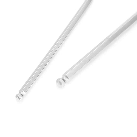 Top Notch 7 Pc Extended Hex Key L Wrench Set With Long Handles For Mechanics Pros And DIY Guys Featuring Ergonomic Grips In Sizes From.5mm To 6mm Made Of Durable Steel For Tough Jobs. extended steel hex key wrenches on white background