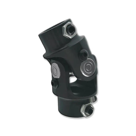 Heavy Duty Double D To Thirteen Sixteenth Inch Thirty Six Spline Universal Steering U Joint 83mm Length Black Steel