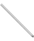 Pro Crew Blow Gun Extension Tube 12 Inch silver tool for blowing dust in tight spots, heavy-duty and OSHA compliant.