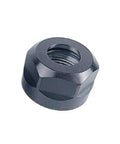 Get That CNC Clamping Collet Nut For Your Engraving Machine With ER8 ER11 ER16 ER20 Models, black steel nut for precision machining.