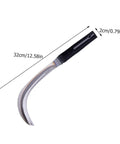 Beast Steel Reaping Hook For Gardening 2-Piece Set showing a single hook with ergonomic handle, 32x2 cm dimensions displayed