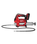 M18 Cordless Grease Gun Kit With Chrome Finish, High Pressure Lubrication Tool For Auto, Farm, And Workshop
