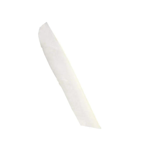 White feather from 50 Pack Full Length Turkey Feather Archery Fletching Left Wing Feathers 8 To 11 Inches For DIY Arrows Spiral Twist Wrap Flu Flu