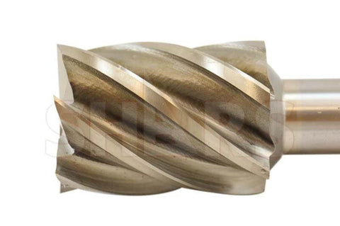 Shars HSS 6‑flute center-cut end mill, 1-1/2 in dia x 3/4 in LOC, single end