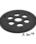 Premium Router Sub Base With Five Point Seven Five Inches And One And One Eighth Inch Opening, black acrylic, designed for jig setup.