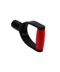 D Grip Shovel Handle Replacement For 32mm Inner Diameter, PVC Red Black 193mm Long, Fits spades, shovels, rakes