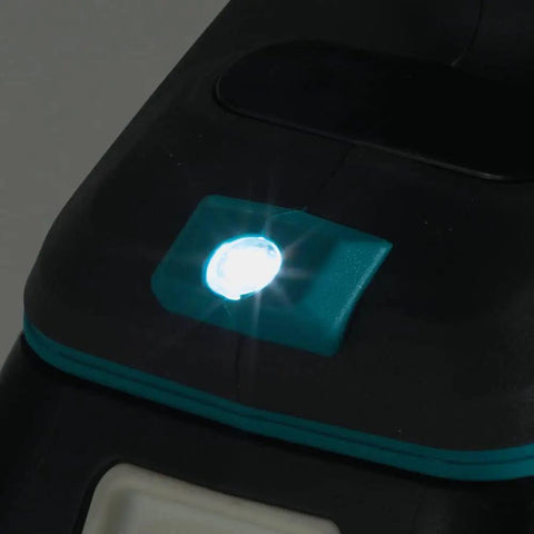 LED indicator light on No Nonsense 18V Brushless Cordless Offset Shear For Mild Stainless Steel Cutting Tool Only.