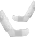 Infiniti Q60 2014 2015 And G37 2008 2013 Front Bumper Mounting Bracket Set Left And Right Replace 62222JL00A 62223JL00A in white plastic