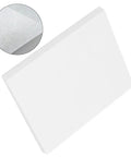100 Pack Disposable Nonwoven Filter Cloths For Nail Vacuum Cleaners Nail Art Dust Collector Replacements, close-up texture.
