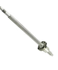 Premium 1 Meter SFU2005 Ball Screw Set With Precision Ground Rod And Smooth Rolling Nut For DIY CNC Machines, detailed view of ground shaft.