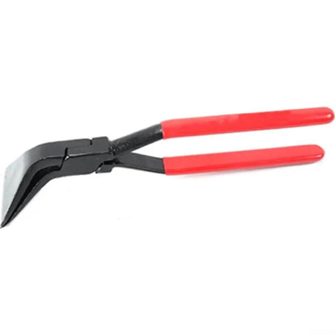 Pro Grade Sheet Metal Folding Pliers with 45 Degree Jaw, high carbon steel, non-slip handles for precise automotive bends