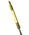 Carburetor Adjustment Tool For 670377 Carburetor Models Pro Grade Calibration Wrench, steel tool close-up, brass finish