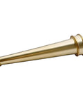 Top Tier Heavy Duty Brass Fire Nozzle 1.5 Inch Nst Fitting Industrial Sprinkler Head with smooth brass finish.