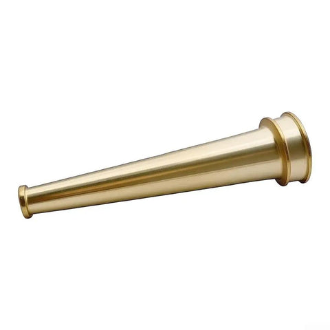 Top Tier Heavy Duty Brass Fire Nozzle 1.5 Inch Nst Fitting Industrial Sprinkler Head with smooth brass finish.