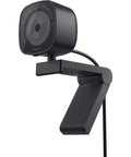 Total Game Changer 2K QHD Webcam With Legit Sony Image Sensor And Noise Reducing Mic For Smooth Zoom Calls and Crisp Streaming Built In Privacy Cover Easy Setup, mounted on a black clamp.