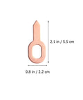 Awesome 50 Pcs Aluminum Sheet Metal Repair Kit With Smooth Edges And Ergonomic Design Golden Welding Pull Clamps detail view.