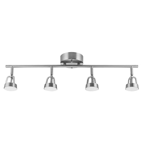 WiFi Smart 4-Light LED Track Lighting Kit With Multicolor RGB And Tunable White 2000K-5000K, No Hub Required, Voice Control With