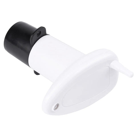 Side view of Indoor Ultrasonic Level Sensor For Water Tank With Temperature Indicator Depth Meter Transmitter And LCD Display