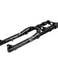 26 Inch Fat Bike Suspension Fork With 4.0 Inch Tire Clearance, 160mm Travel, Rebound Adjustable, Manual Lockout, Straight Double Shoulder, 9x135 QR, Disc Brake Ready Air Fork For Downhill MTB