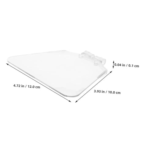 Dimensions of Two Pack Bench Grinder Eye Shields Durable Protective Shields With Clear View Easy Installation Dustproof Shielding