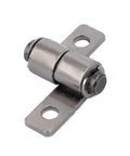 360 Degree Rotation Friction Hinge For Furniture, 18x28.5x8mm, silver tone, double mounting holes, easy install hardware.