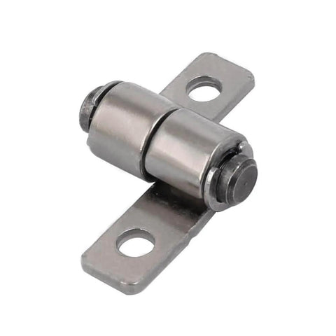 360 Degree Rotation Friction Hinge For Furniture, 18x28.5x8mm, silver tone, double mounting holes, easy install hardware.
