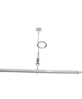 Security Kit For Window Wells With Grates That Project 22 To 26 Inches, Adjustable SK6, Aluminum Construction, side view