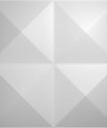 Tirana EnduraWall 3D Decorative Wall Panels Kit Square 11 7 8 Inch 50 Pack 48.96 Sq Ft Coverage Dope Faux Texture