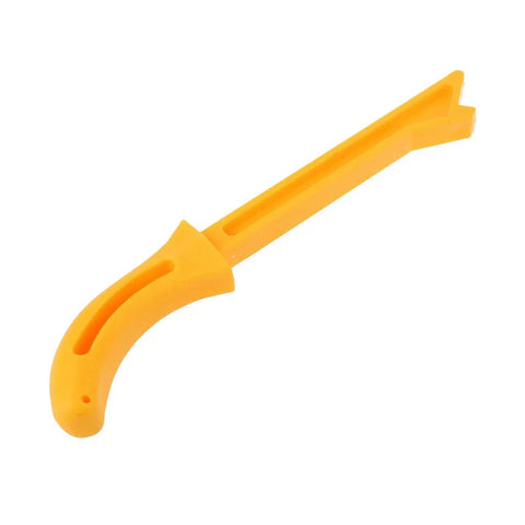 Yellow Woodworking Pusher Safety Push Stick For Carpentry, Straight Table Push Block For Router Table And Saw Projects, 280 By 32mm, Pro Grade Grip