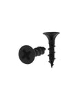 Beefy Heavy Duty Drywall Screws For Plasterboard Coarse Thread Bugle Head Phillips Drive Self Tapping Black Phosphate Coating M3.8x16mm 200Pcs Carbon Steel Construction Fasteners For Wood And Drywall Installation, close-up view of screws.