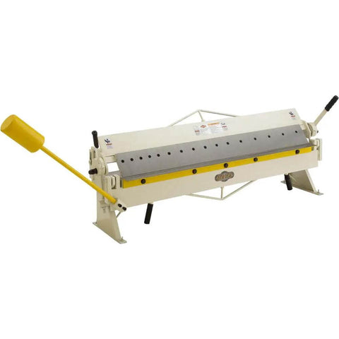 Heavy Duty 48 Inch Pan And Box Brake With Removable Steel Fingers For Sheet Metal Forming A Pro Grade Industrial Metalworking Tool