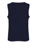 Back view of Mens Sleeveless Gym Tank Top With Dope Rubber Duck Graphic Wearing Sunglasses And Cap Cotton SweatWicking Workout Tee
